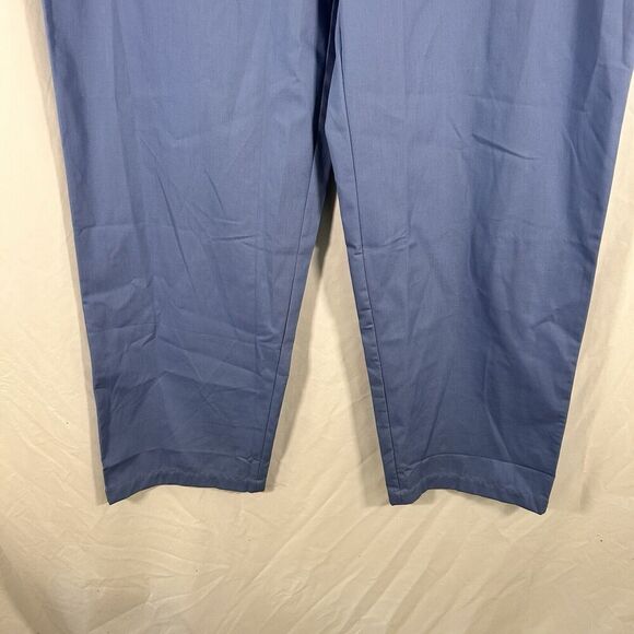 New Dickies Scrub Pants Men's Large Blue Pull On Drawstring Rear Pocket - Picture 3 of 10